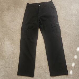Wrangler Men's Black Workwear Cargo Pants, Size 32 x 32